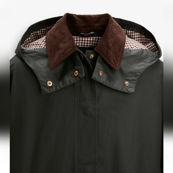 ZARA WAXED CAPE ZW COLLECTION - Picture 3 of 6